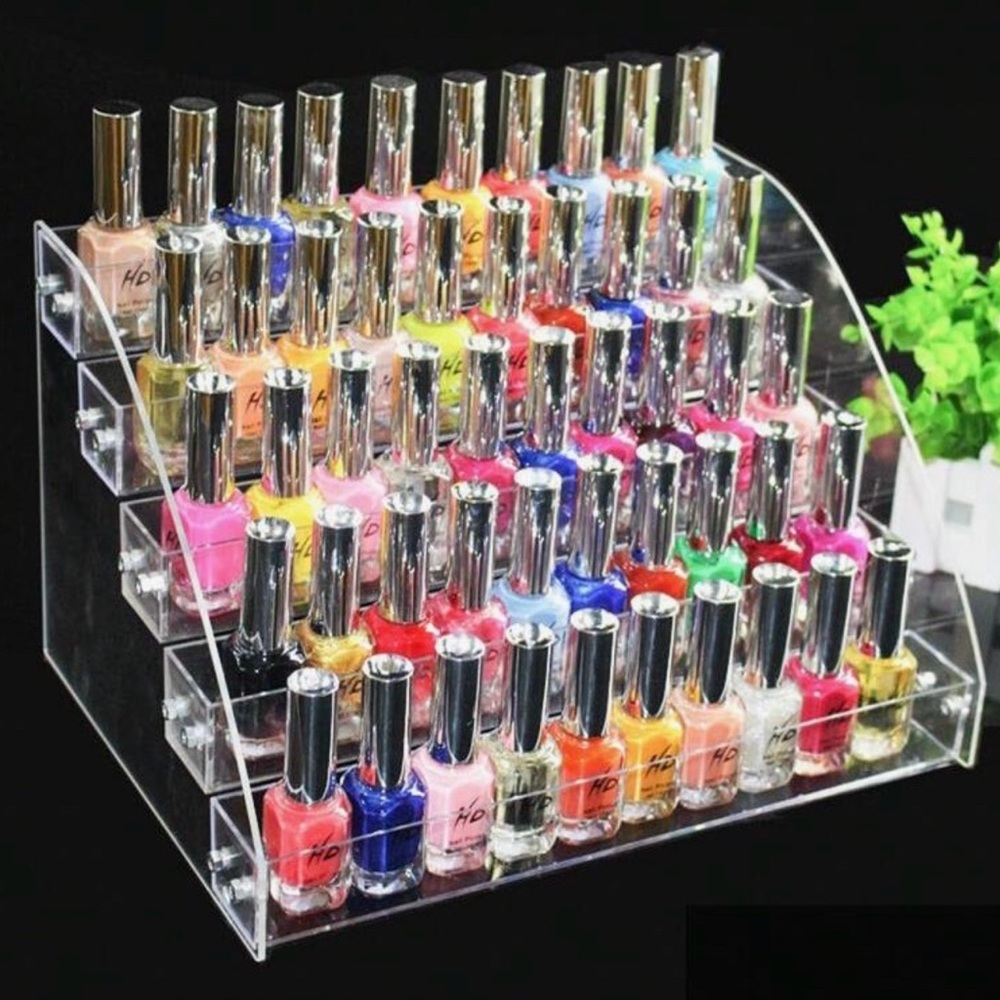 Acrylic Nail Polish Organizer Display Rack
